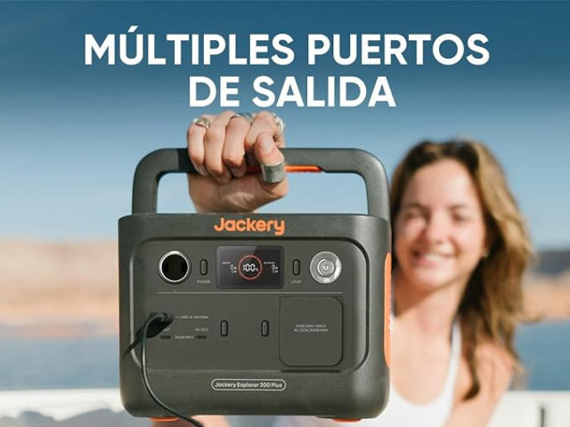 Libertad energética para tus escapadas con la Jackery Explorer 300 Plus.